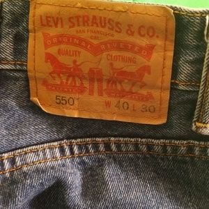Excellent Condition Mens Levi's 550 40 x 30